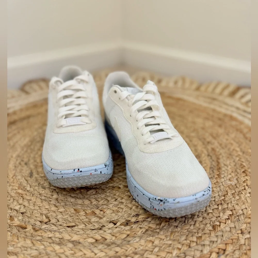 🌾 Nike Air Force One Crater‎ White and Blue